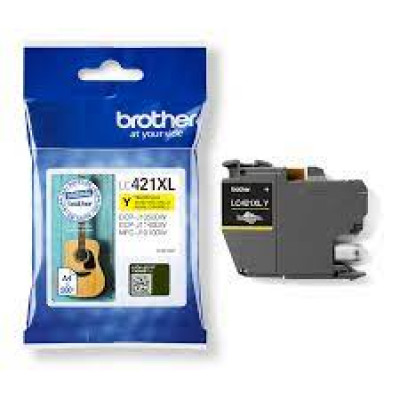 Brother LC-421XLY Original High Yield Yellow Ink Cartridge